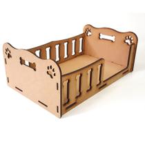 Cama Pet para cachorros de Pequeno Porte 51x33cm MDF6mm CM02