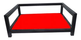 Cama Pet Para Cães e Gatos Caminha Grande 69x54 Suspensa Reforçada Luxo Almofada Impermeável