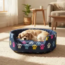 cama pet pequeno cachorro e gato caminha Europa redonda macia i confortavel para pet até 5 kg