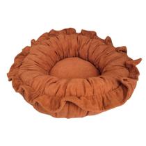 Cama Pet Redonda Lavável com Babado Gente de Patas Coleção Especiarias Cama Pet Redonda Lavável com Babado Gente de Patas Coleção Especiarias