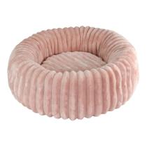 Cama Pet Rosa Tipo Nuvem em Pelúcia Toque Suave Wave Ferpa Pets Tam. M