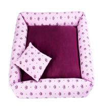 Cama Pet Simples Top Grande Realeza Rosa