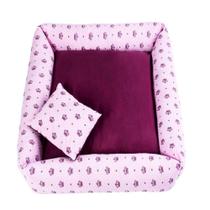 Cama Pet Simples Top Média Realeza Rosa