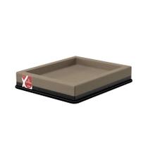 Cama Pet Sleep Pelmex Foam Marrom e Preto para Cães e Gatos - Tamanho 1