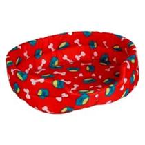 Cama pet soft 54x13x45cm Vermelha