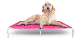 Cama Pet Suspensa Cão Gato Tamanho GG Ortopédica Cor Rosa Cama Pet Suspensa Cão Gato Tamanho GG Ortopédica Cor Rosa