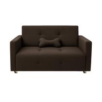 Cama Poltrona Pet Nina Luxo Para Porte Médio 82x50cm Cor Marrom Liberty Móveis Cama Poltrona Pet Nina Luxo Para Porte Médio 82x50cm Cor Marrom Liberty Móveis