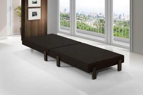 Cama Portátil Dobrável Solteiro 188x88 Pés de Madeira - LV