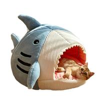 Cama Portátil Quente Para Gatos, Cesto Fechado, Almofada, Ninho Para Filhotes, Tapete Tenda Para