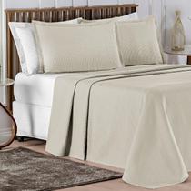 Cama Posta King Lisboa Colcha Luxo 100% Algodão Bordado 3 Pçs Cama Posta King Lisboa Colcha Luxo 100% Algodão Bordado 3 Pçs