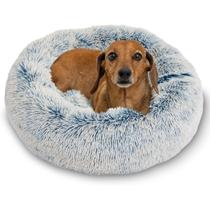 Cama Premium Best Friends The Original Calming Donut Shag Denim Para Cães e Gatos - Pequeno