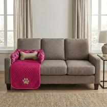 Cama Protetora de Sofá Pet Meg Pequeno Impermeável Cor: Cama Protetora - Pink Cama Protetora de Sofá Pet Meg Pequeno Impermeável Cor: Cama Protetora - Pink