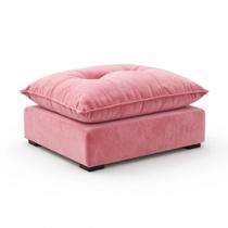 Cama Puff Pet Cachorro e Gato Puff Pet Super Macio e Confortável Suede Cor:Suede Rosa
