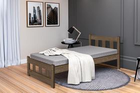 Cama Quarto Solteiro Pop Com Estrado De Madeira Maciça Cama Quarto Solteiro Pop Com Estrado De Madeira Maciça