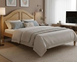 Cama Queen 160cm 100% Madeira Maciça Linha Ouro
