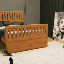 Cama Queen 168 Cm Turin Mogno Mel