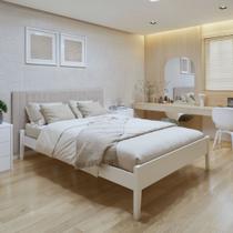 Cama Queen 168,5cm Turca Slim em Madeira Maciça