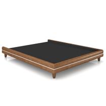 Cama Queen Base Box 160cm Many P02 Sintético Caramelo - Mpozenato Cama Queen Base Box 160cm Many P02 Sintético Caramelo - Mpozenato