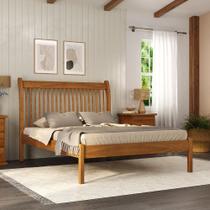 Cama Queen em Madeira Maciça Napoli Móveis Nathalia Cama Queen em Madeira Maciça Napoli Móveis Nathalia
