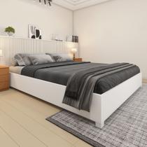 Cama Queen em MDP 203cm x 164cm Mônaco Cama Queen em MDP 203cm x 164cm Mônaco