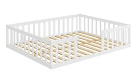 Cama Queen Montessoriana Nemargi Cor Branco
