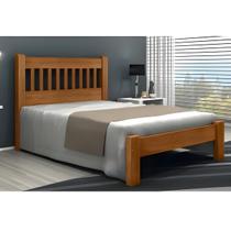 Cama Queen Size Pérola de Madeira Maciça Angelim Pedra/Tauari Imbuia Cama Queen Size Pérola de Madeira Maciça Angelim Pedra/Tauari Imbuia