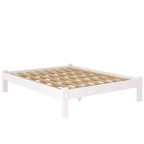 Cama Queen Turca New Reforçada Madeira Cor Branco Cama Queen Turca New Reforçada Madeira Cor Branco