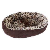 Cama redonda para mascotas Petmate Aspen con estampado animal para mascotas pequeñas Cama redonda para mascotas Petmate Aspen con estampado animal para mascotas pequeñas