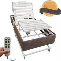 Cama Residencial Diamond Solteiro Motorizada 3 Movimentos + Colchão D28