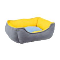 Cama Retangular G Azul e Amarela 60020190 MOR