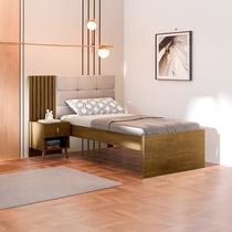 Cama Ripada de Solteiro Capitone Lady