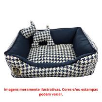 Cama Rubi Maya Azul M 53x67x19 - São Pet