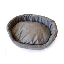 Cama São Benedito Pet Europa Luxo Sued Cinza para Cães - Tamanho 4