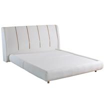 Cama Saturno Queen Bipartida com Cabeceira Paropas Cor Prata