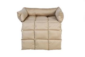Cama sofá bege para pet pequeno e médio porte, conforto pet Cama sofá bege para pet pequeno e médio porte, conforto pet