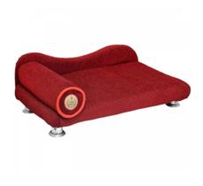 Cama sofa diva para cães e gatos vermelho - São Pet