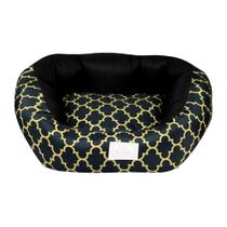 Cama soft abstract preto tam. u