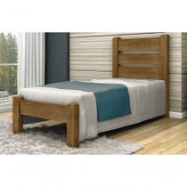Cama Solteirão Berlim Angelim Pedra/Tauari Imbuia Cama Solteirão Berlim Angelim Pedra/Tauari Imbuia