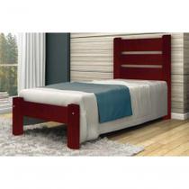 Cama Solteirão Berlim Angelim Pedra/Tauari Mogno Cama Solteirão Berlim Angelim Pedra/Tauari Mogno