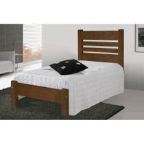 Cama Solteirão Solteiro Extra Prime de Madeira Maciça Tauari Cor Imbuia Cama Solteirão Solteiro Extra Prime de Madeira Maciça Tauari Cor Imbuia