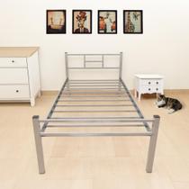 Cama Solteiro 100 de Aço Estilo Industrial Estrado Reforçado Itagold Cama Solteiro 100 de Aço Estilo Industrial Estrado Reforçado Itagold