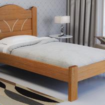 Cama Solteiro 100% MDF 107,5x94cm Alice Marrom/Marrome