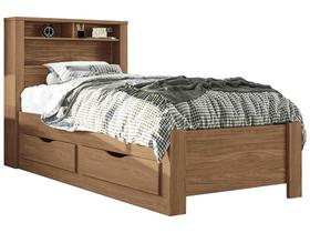 Cama Solteiro 2 Gavetas Santos Andira Invicta Jatoba