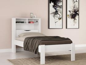 Cama Solteiro 88x188cm Baú Santos Andirá Contemporânea Invicta