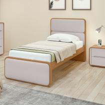 Cama Solteiro 90cm em MDF Loop Lopas