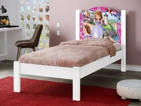 Cama Solteiro Adesivada Princesa 100% Mdf - Extrado Madeira - P/Colchão 188 x 88
