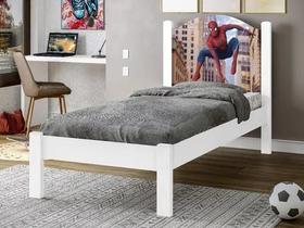 Cama Solteiro Adesivada Spider 100% Mdf - Extrado Madeira - P/Colchão 188 x 88