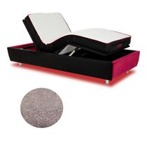 Cama Solteiro Articulada Box Gamer Linho Escuro 108x218 cm