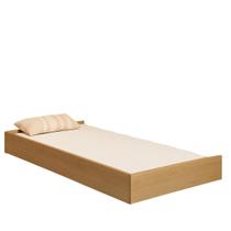 Cama Solteiro Auxiliar para Colchão Padrão 188x88 MDF com Rodinhas