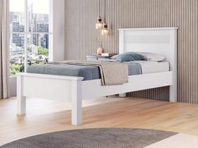 Cama Solteiro Barcelona Conquista Branco